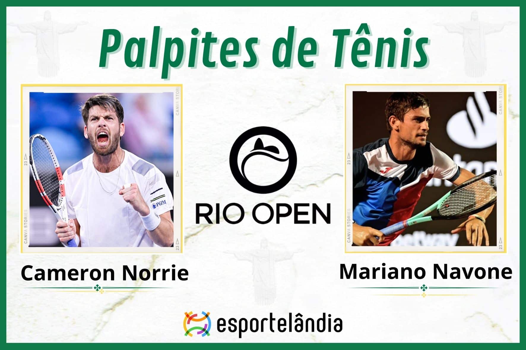 Palpites Tênis: Cameron Norrie x Mariano Navone – 24/02 – Rio Open