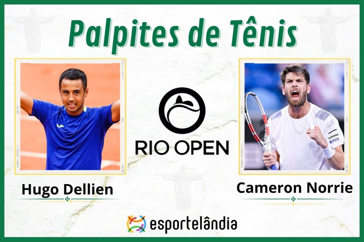 Palpites Tênis: Hugo Dellien x Cameron Norrie – 19/02 – Rio Open