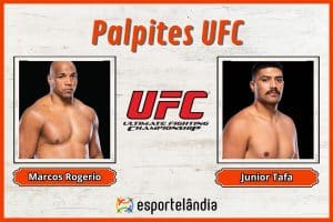 Palpites UFC: Marcos Rogério x Junior Tafa – 17/02