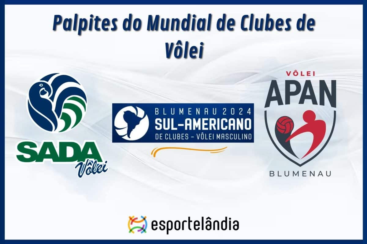 Palpites Vôlei: Sada Cruzeiro x Apan Blumenau – 15/02/2024 – Sul-Americano Masculino