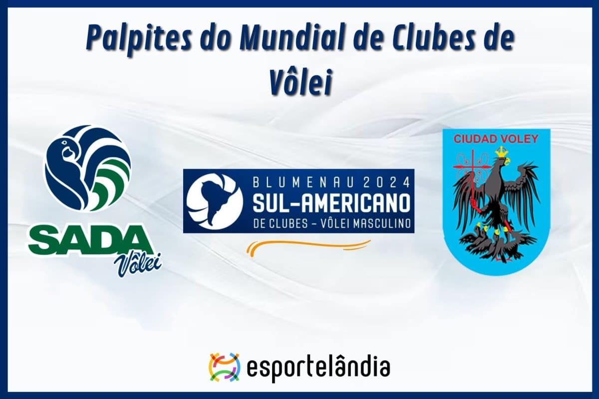 Palpites Vôlei: Sada Cruzeiro x Ciudad Voley – 16/02/2024 – Sul-Americano Masculino