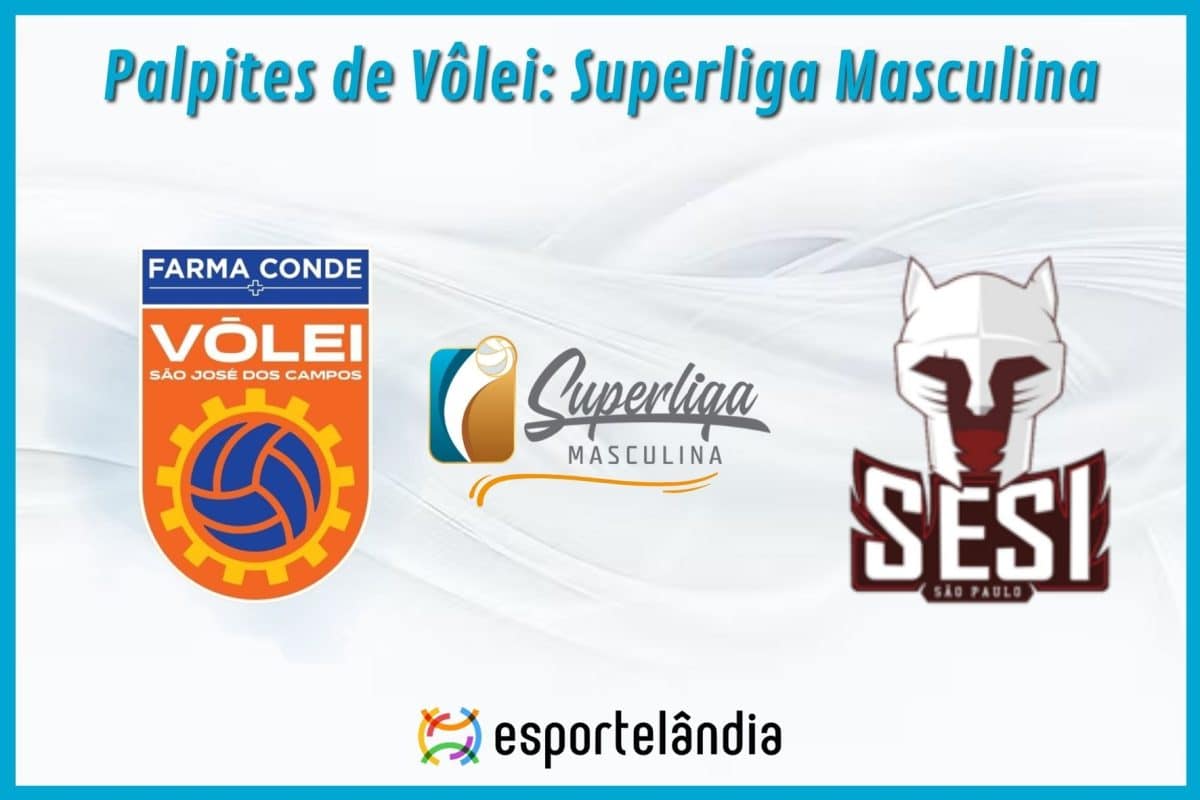 Palpites Vôlei: São José x SESI Bauru – 08/02/2024 – Superliga Masculina
