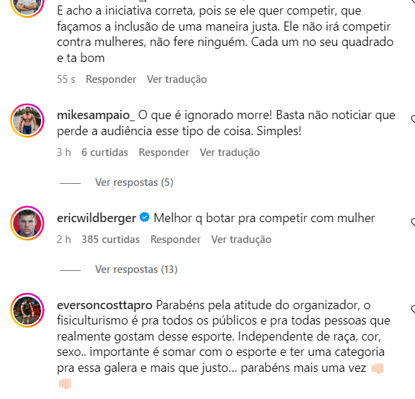 Até Phil Heath comentou! Categoria Men's Wellness divide opniões de lendas do fisiculturismo
