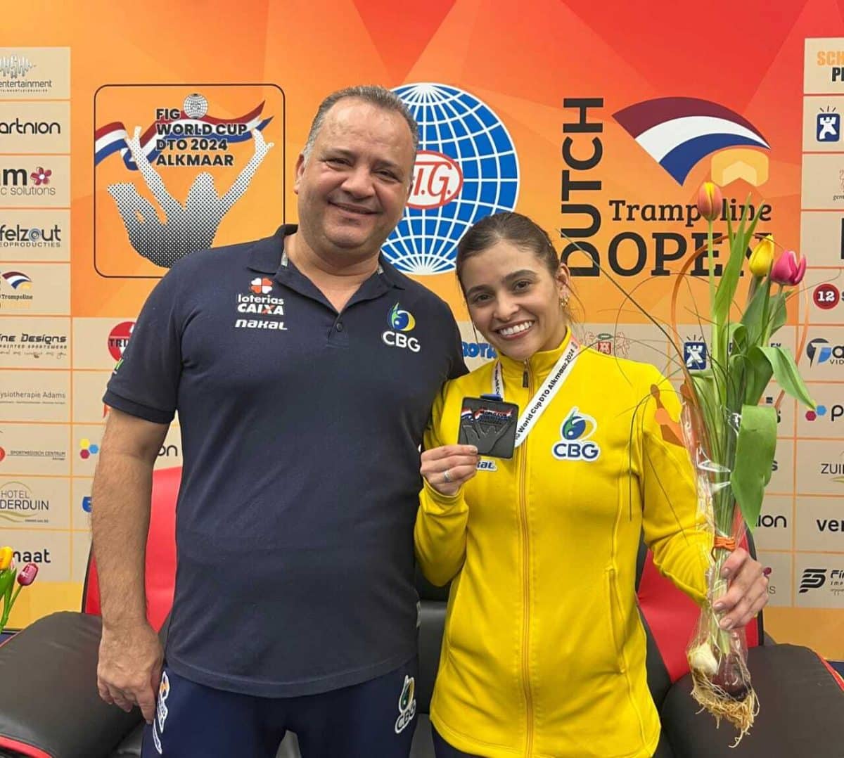 Na Ginástica de Trampolim, Alice Gomes atinge feito histórico e entra para o top 3 no Brasil