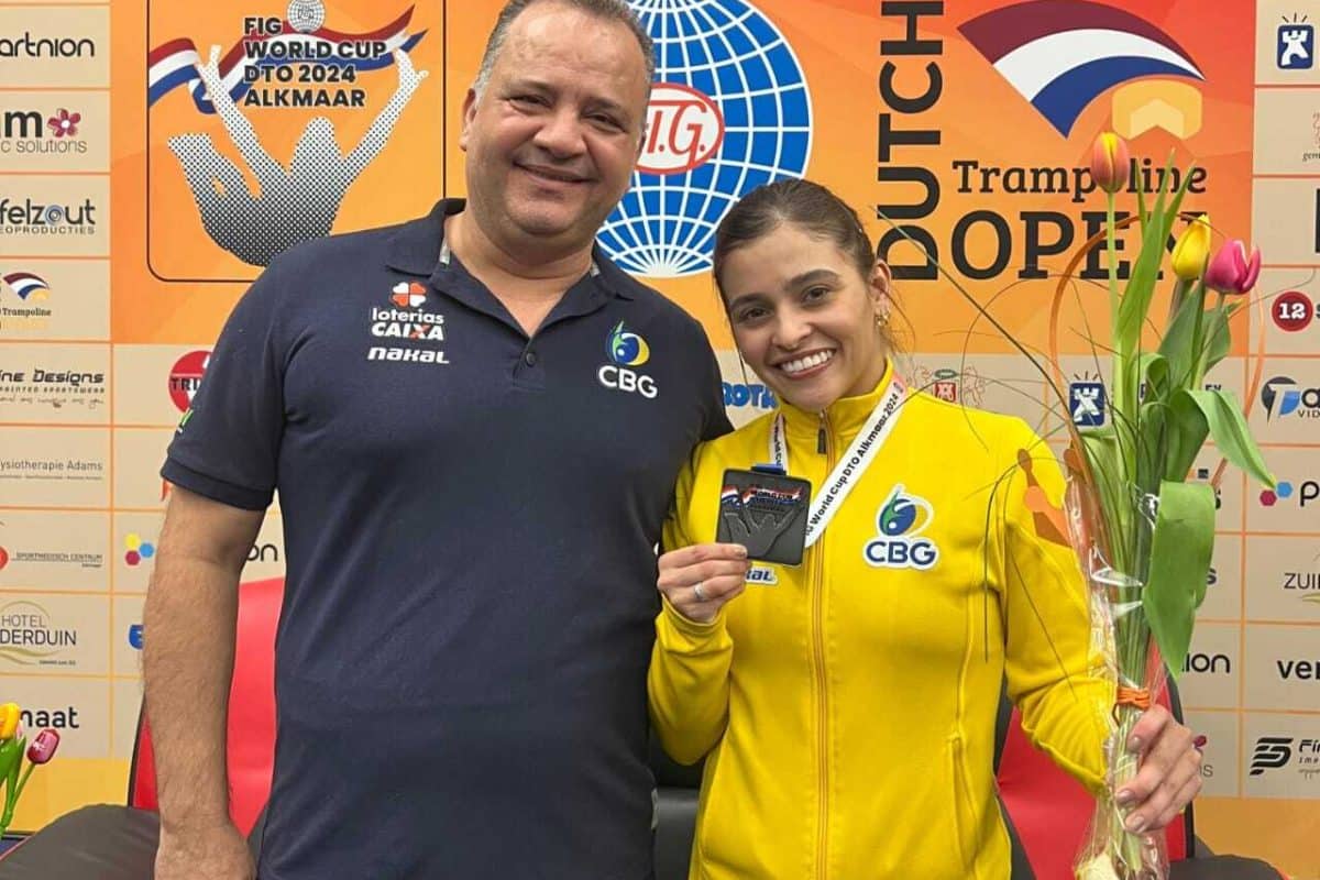 Na Ginástica de Trampolim, Alice Gomes atinge feito histórico e entra para o top 3 no Brasil