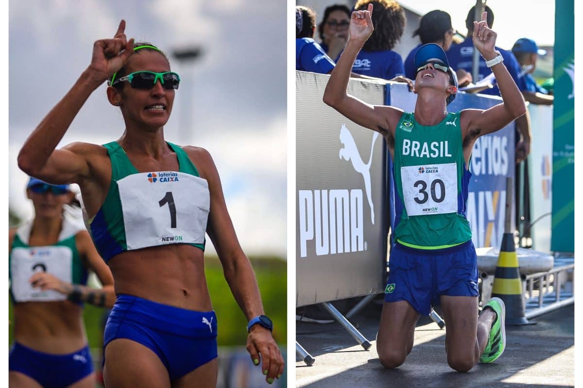SÓ DÁ BRASIL! Dupla da marcha atlética é campeã do Campeonato Sul-Americano