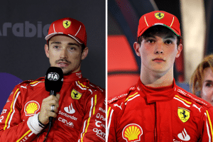 Piloto da Ferrari, Charles Leclerc rasga elogios a Oliver Bearman: “Impressionante!”