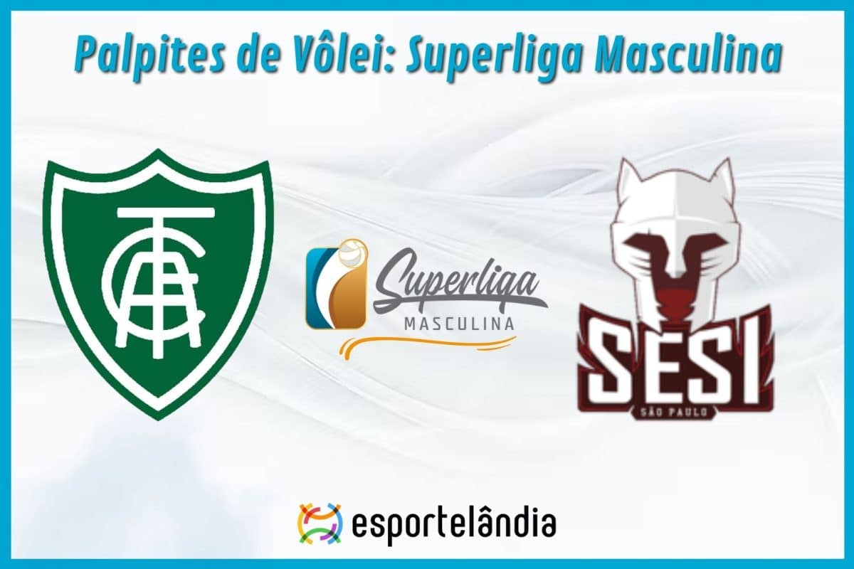 Palpites Vôlei: América-MG x Sesi Bauru: 05/03/2024 – Superliga Masculina