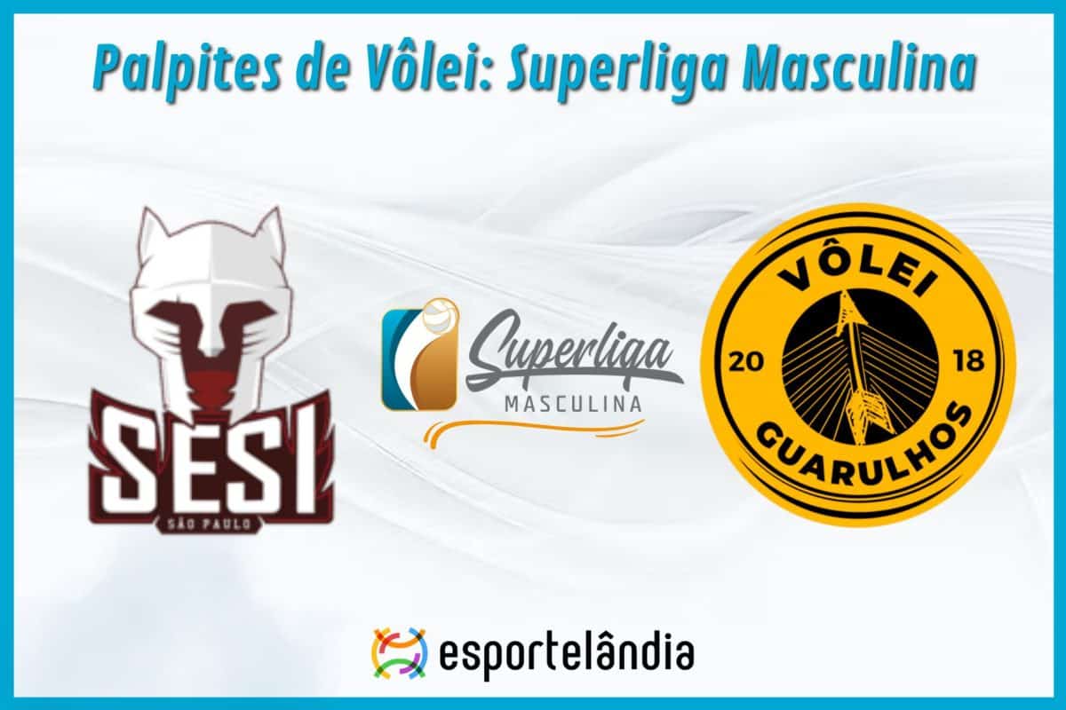 Palpites Vôlei: Sesi Bauru x Guarulhos – 16/03/2024 – Superliga Masculina