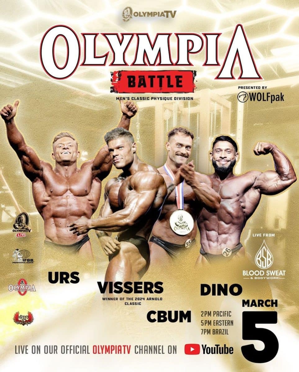 Vencedor do Arnold Classic Ohio 2024 se junta a Ramon Dino, Cbum e Urs em desafio insano