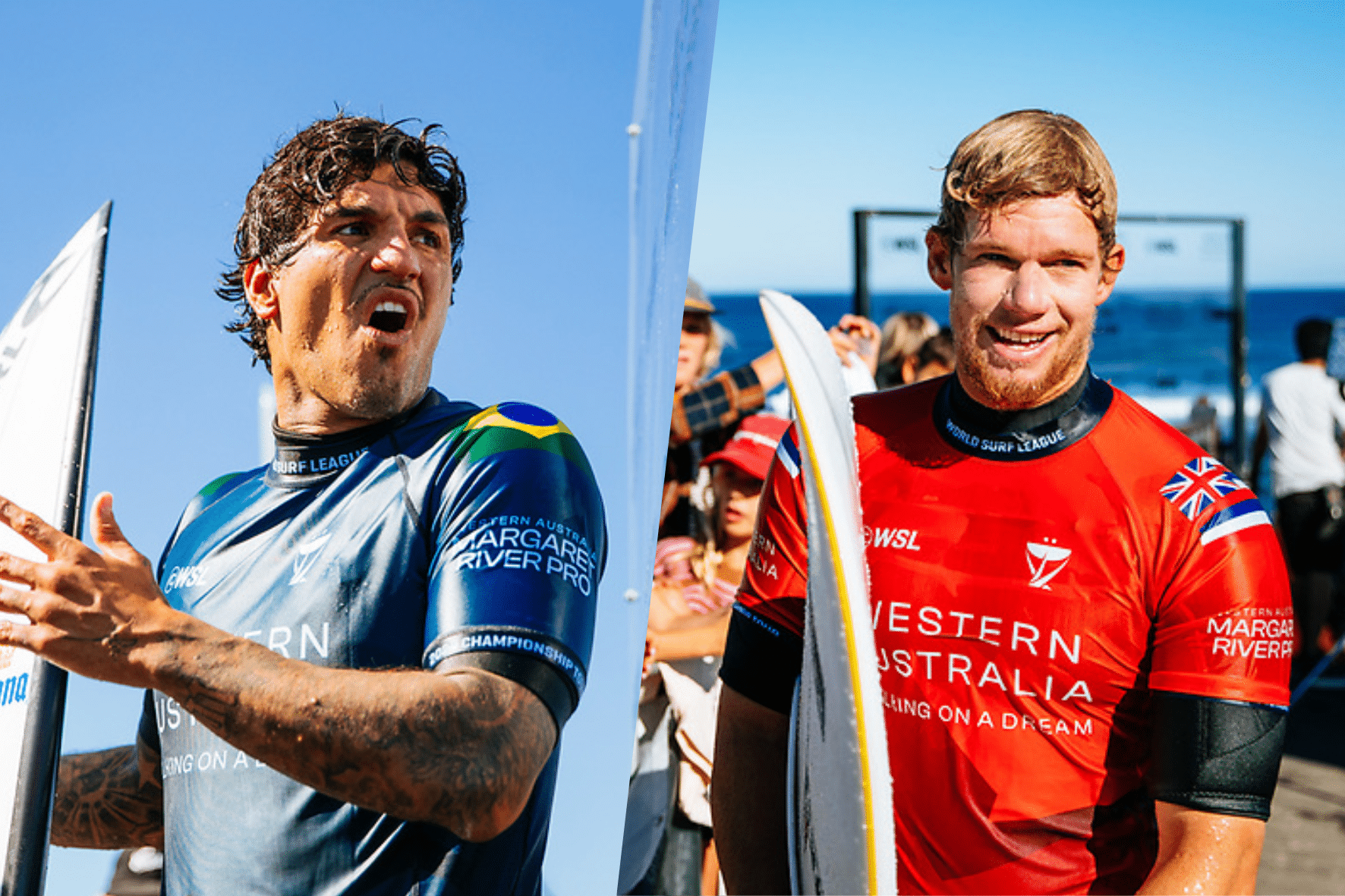 “Gabriel Medina e John John fazem falta. É melhor competir e vencer caras do seu nível”