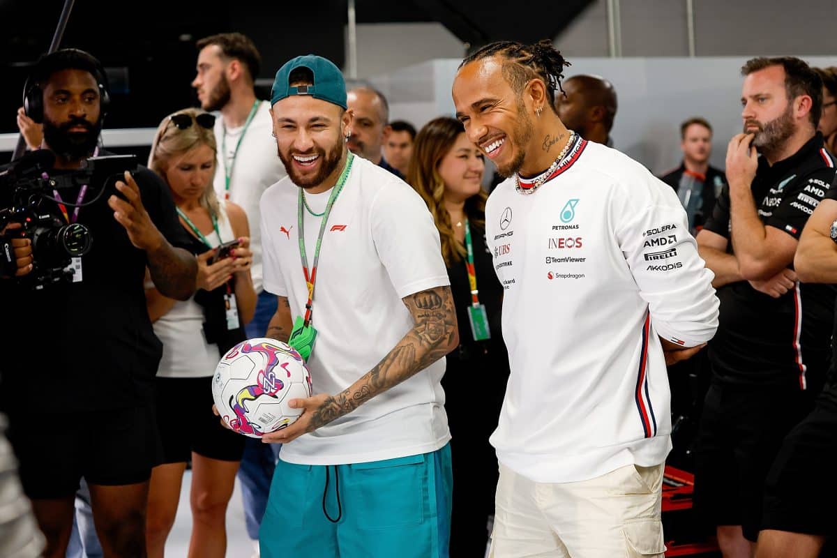 Neymar revela torcida por Lewis Hamilton, mas não pela Ferrari: “Minha escuderia é…”