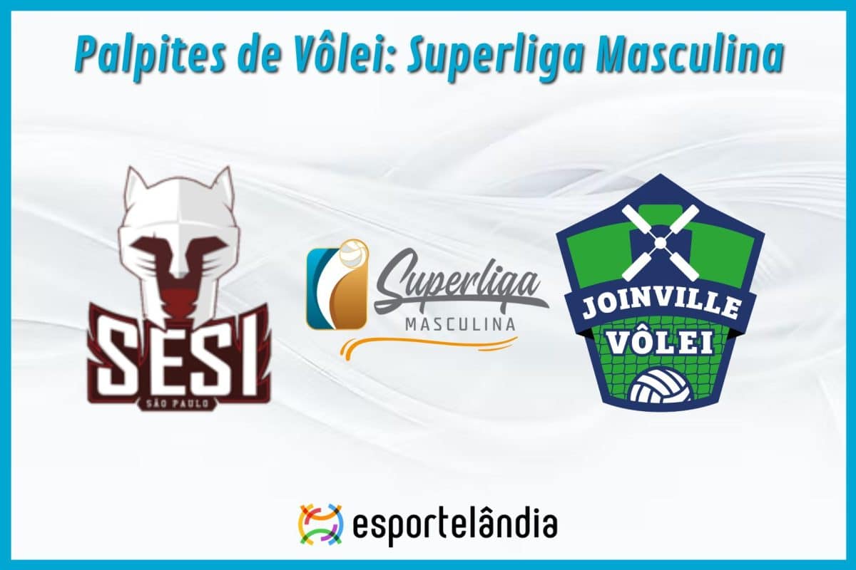 Palpites Vôlei: Sesi Bauru x Joinville – 22/04/2024 – Superliga Masculina