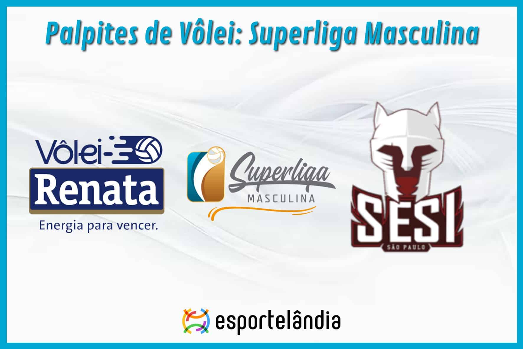 Palpites Vôlei: Vôlei Renata x Sesi Bauru – 28/04/2024 – Superliga Masculina