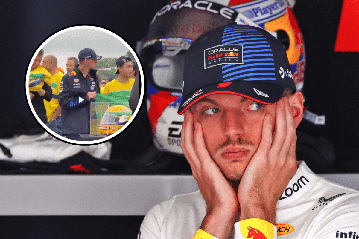 Nova versão! Vídeo mostra Vettel oferecendo camisa de Senna para Verstappen