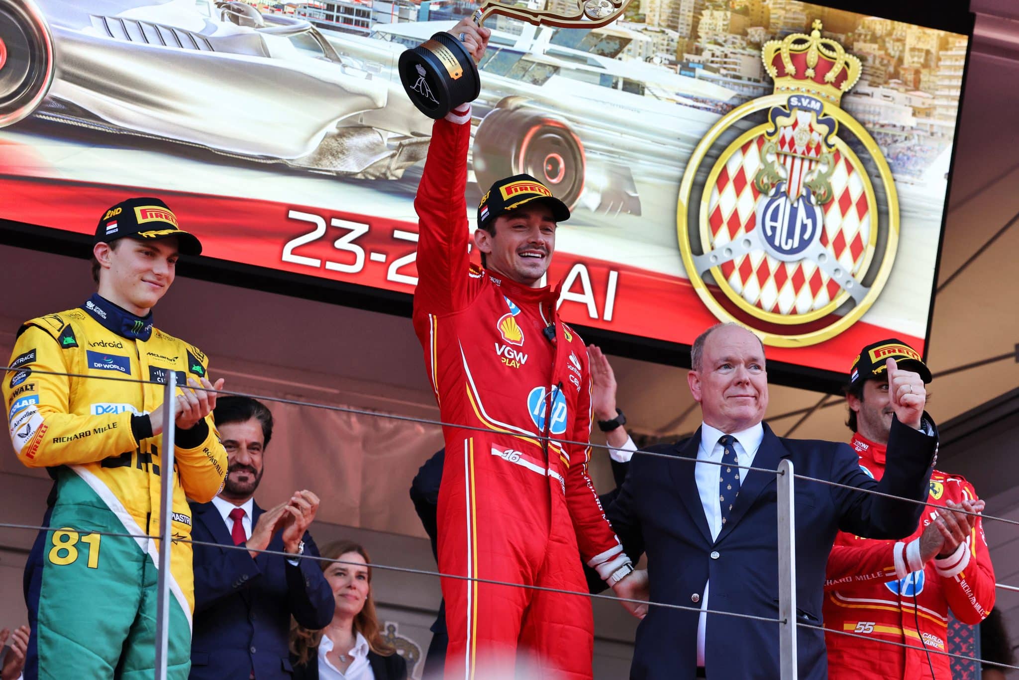 Charles Leclerc vence GP de Mônaco