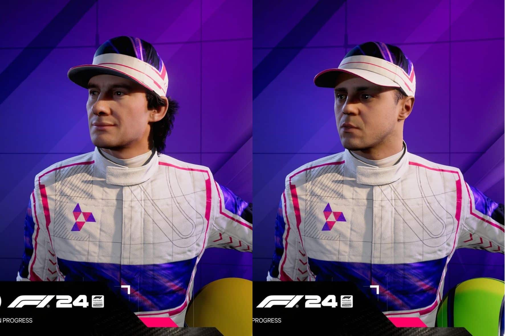 Felipe Massa, Ayrton Senna e mais! F1 2024 apresenta pilotos históricos e gera controversa