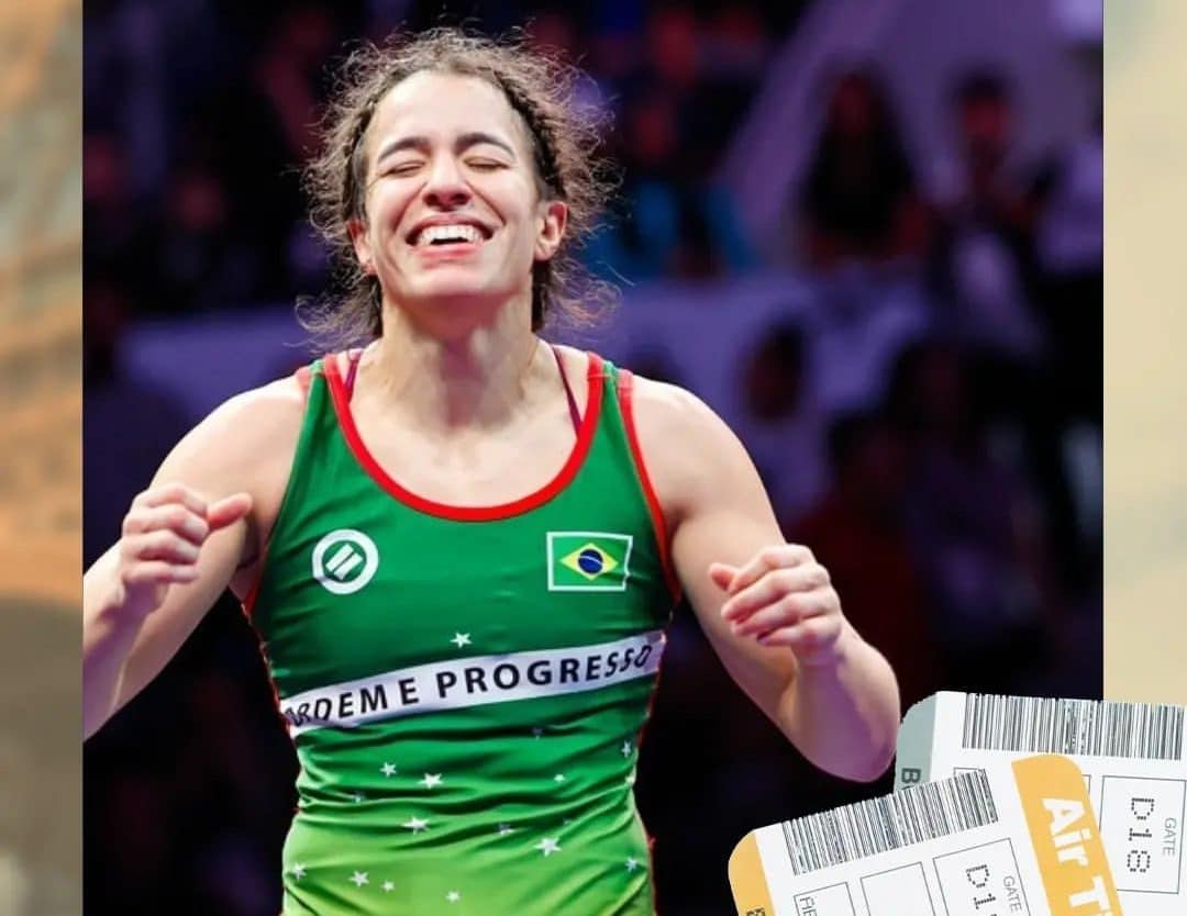 Histórico! Brasil carimba vaga com representante feminina no wrestling para Paris 2024