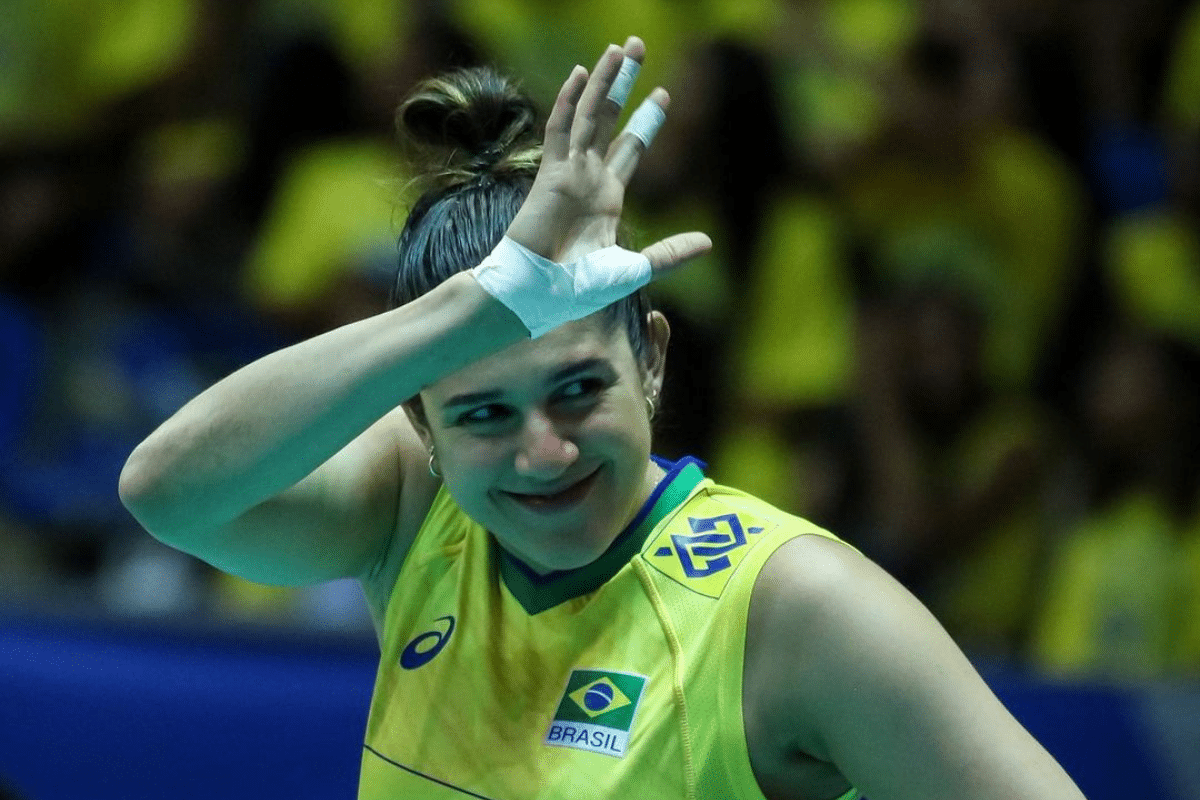 Natália aponta a melhor jogadora de vôlei do Brasil no momento: “Ela é um exemplo!”