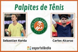 Palpites tênis: Sebastian Korda x Carlos Alcaraz – Horário e onde assistir – Roland Garros – 31/05