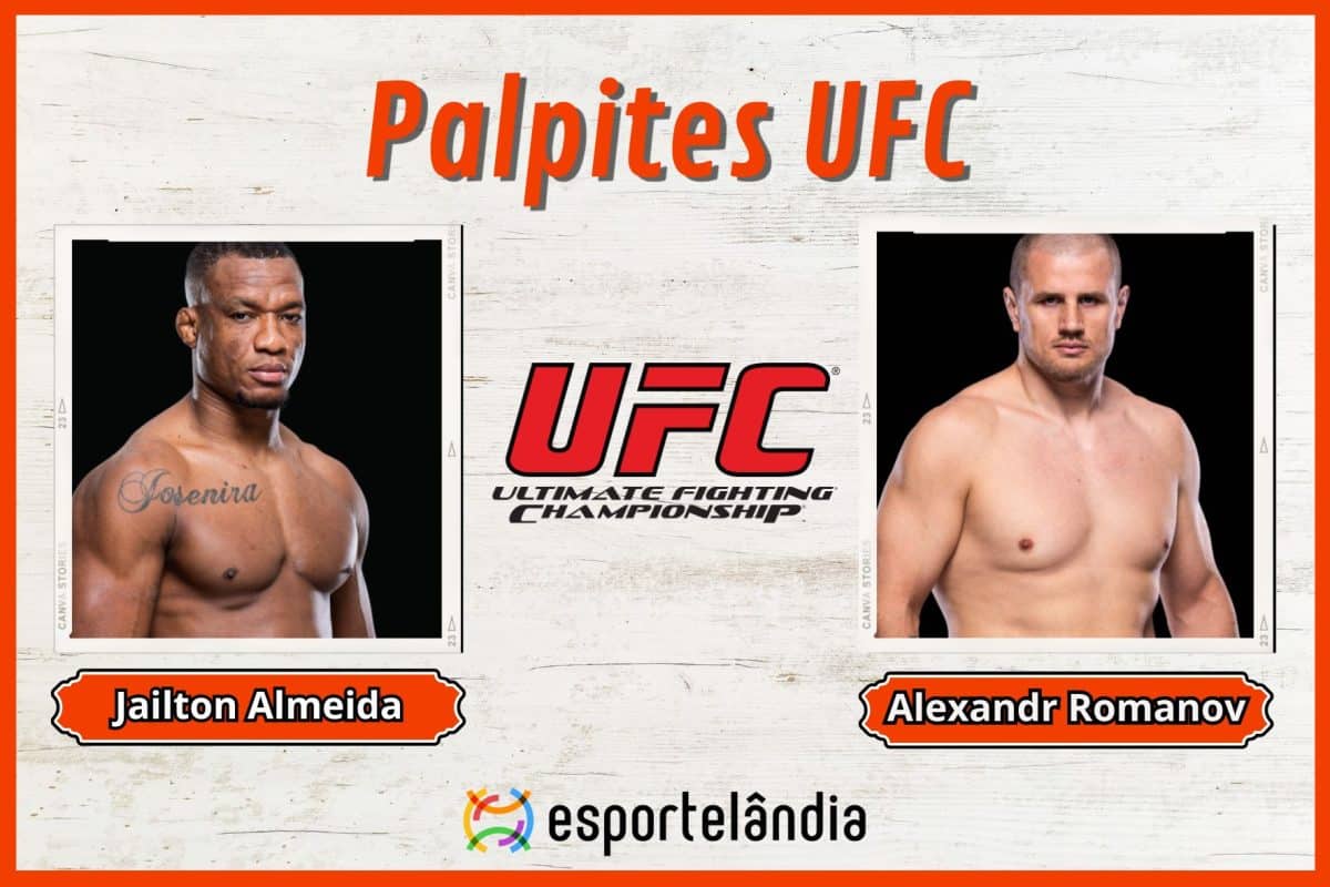 Palpites UFC: Jailton Almeida x Alexandr Romanov – Horário e onde assistir – 01/06/2024