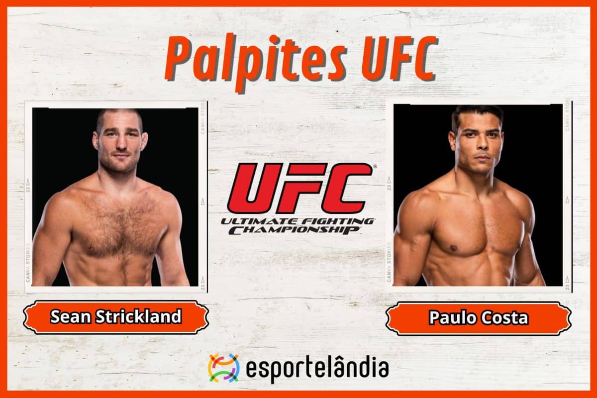 Palpites UFC: Sean Strickland x Paulo Borrachinha – Horário e onde assistir – 01/06/2024