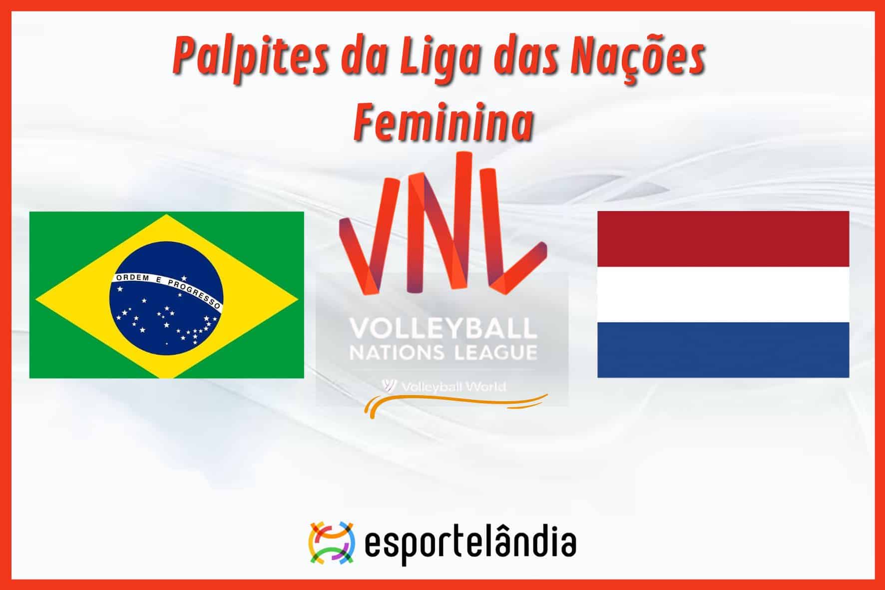Palpites vôlei: Brasil x Holanda – Horário e onde assistir – Liga das Nações – 30/05/2024