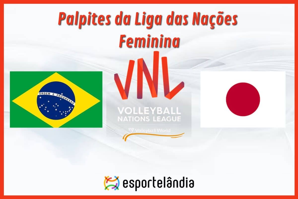 Palpites vôlei: Brasil x Japão – Horário e onde assistir – Liga das Nações – 28/05/2024