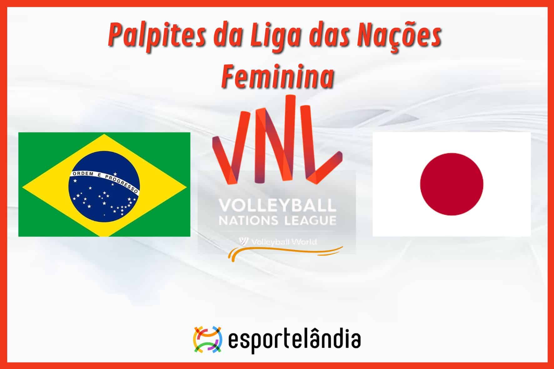 Palpites vôlei: Brasil x Japão – Horário e onde assistir – Liga das Nações – 28/05/2024