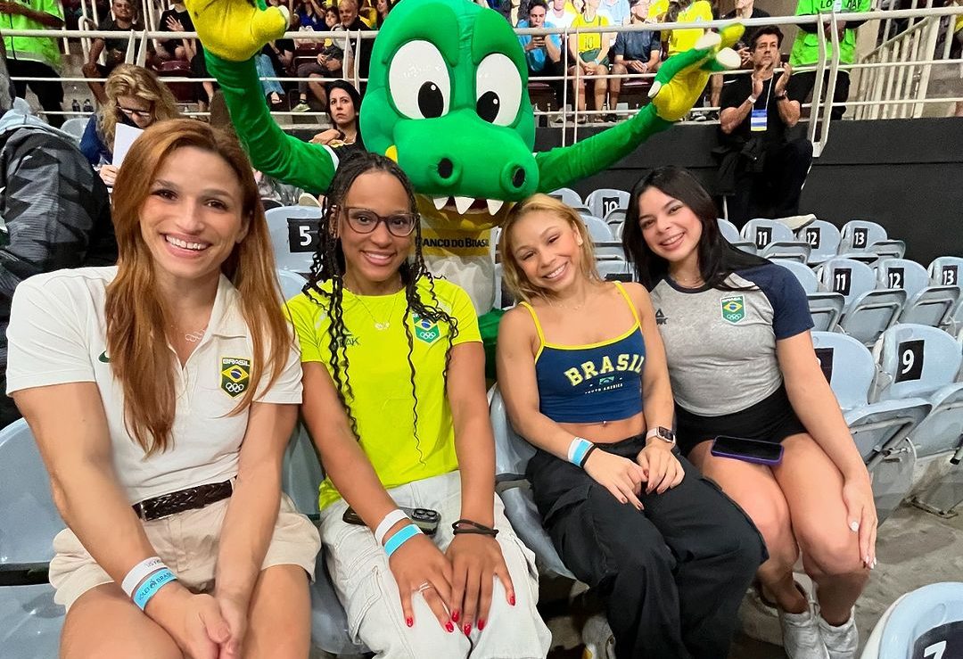 Rebeca Andrade, Thiaguinho, Fred e +! Veja quem marcou presença no jogo da Seleção Brasileira