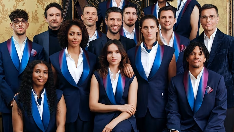 Uniforme do Comitê olimpico francês