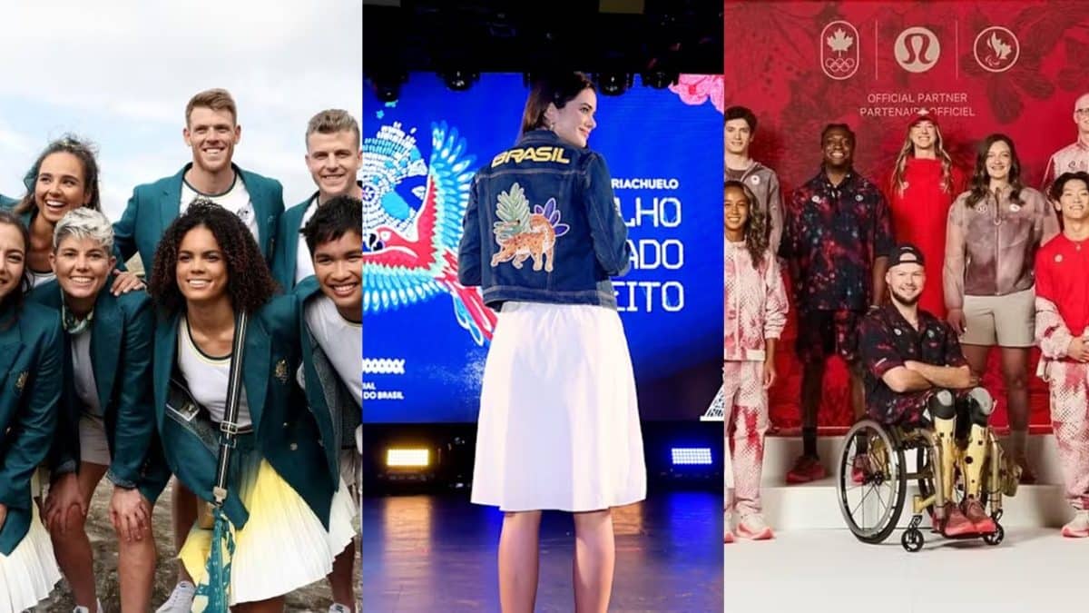 Atletas brilham com novos uniformes para Paris 2024