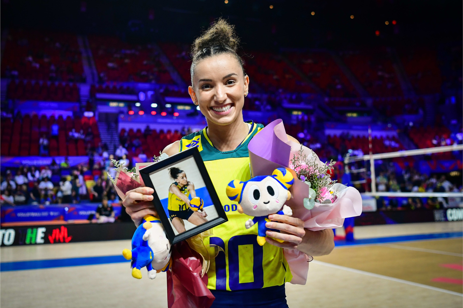 No topo! Gabi Guimarães recebe prêmio do Comitê Olímpico do Brasil