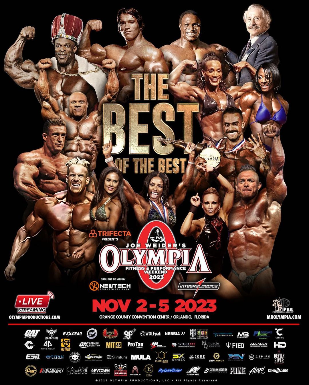 Os maiores campeonatos de fisiculturismo do mundo (2026)