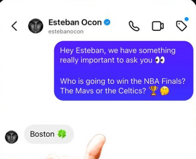 Esteban Ocon Celtics