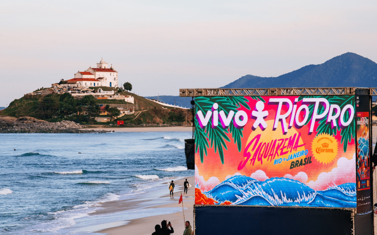 Mascote e festa de abertura, etapa da WSL em Saquarema terá novidades em 2024