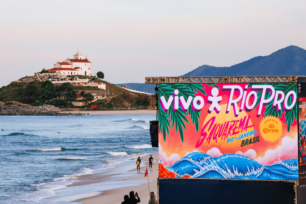 Mascote e festa de abertura, etapa da WSL em Saquarema terá novidades em 2024