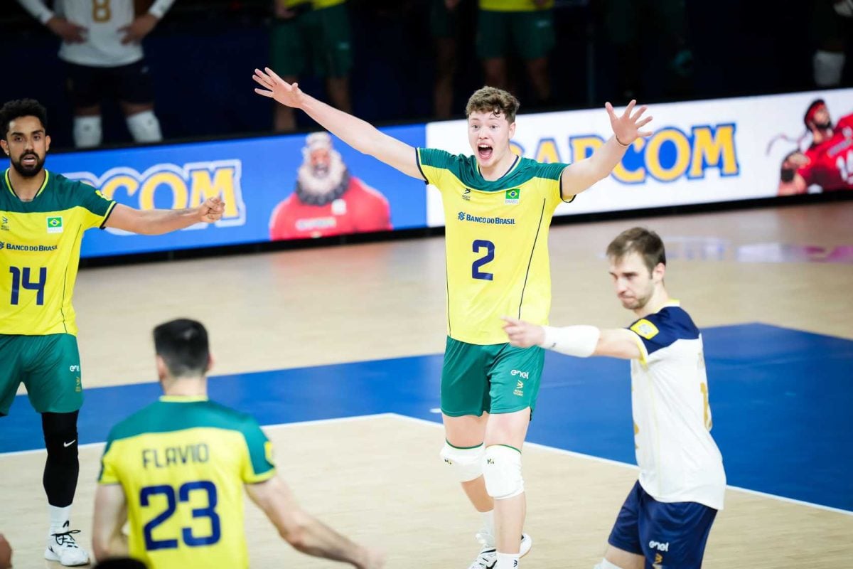 Lukas Bergmann brilha e dá show em sua estreia na VNL 2024: “Muito nervoso!’