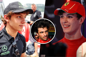 (Vídeo) Sem querer, Carlos Sainz confirma dois jovens na Fórmula 1 em 2025