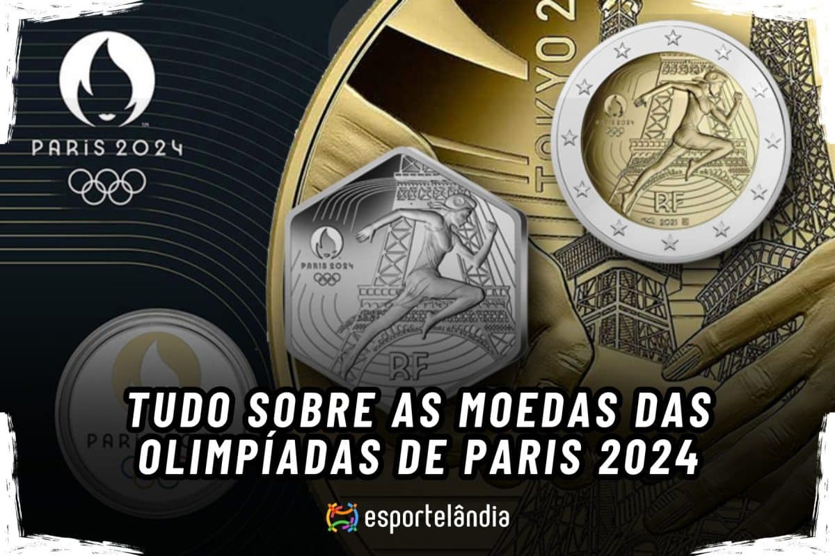 Moedas das Olimpíadas Paris 2024: conheça todos os modelos