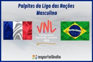 Palpites vôlei: França x Brasil – Horário e onde assistir – Liga das Nações – 23/06
