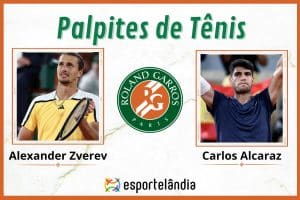 Palpites tênis: Alexander Zverev x Carlos Alcaraz – 09/06 – Roland Garros