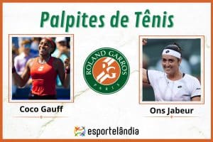 Palpites tênis: Coco Gauff x Ons Jabeur – 04/06 – Roland Garros