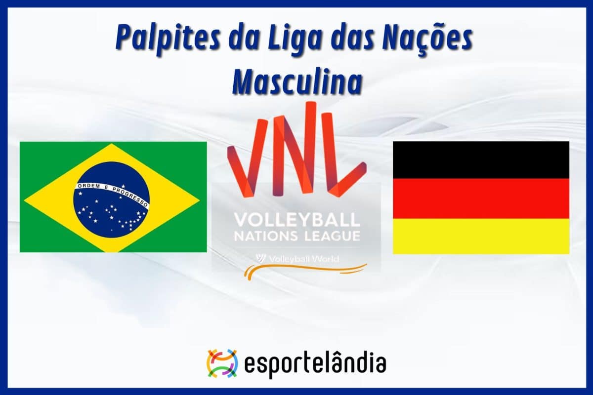 Palpites vôlei: Brasil x Alemanha – Horário e onde assistir – Liga das Nações – 03/06