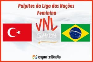 Palpites vôlei: Turquia x Brasil – Horário e onde assistir – Liga das Nações – 16/06/2024