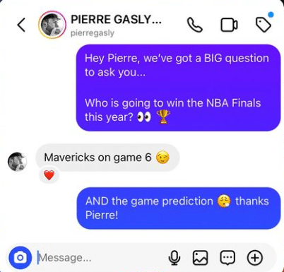 Pierre Gasly Dallas