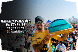 Maiores campeões da etapa de Saquarema