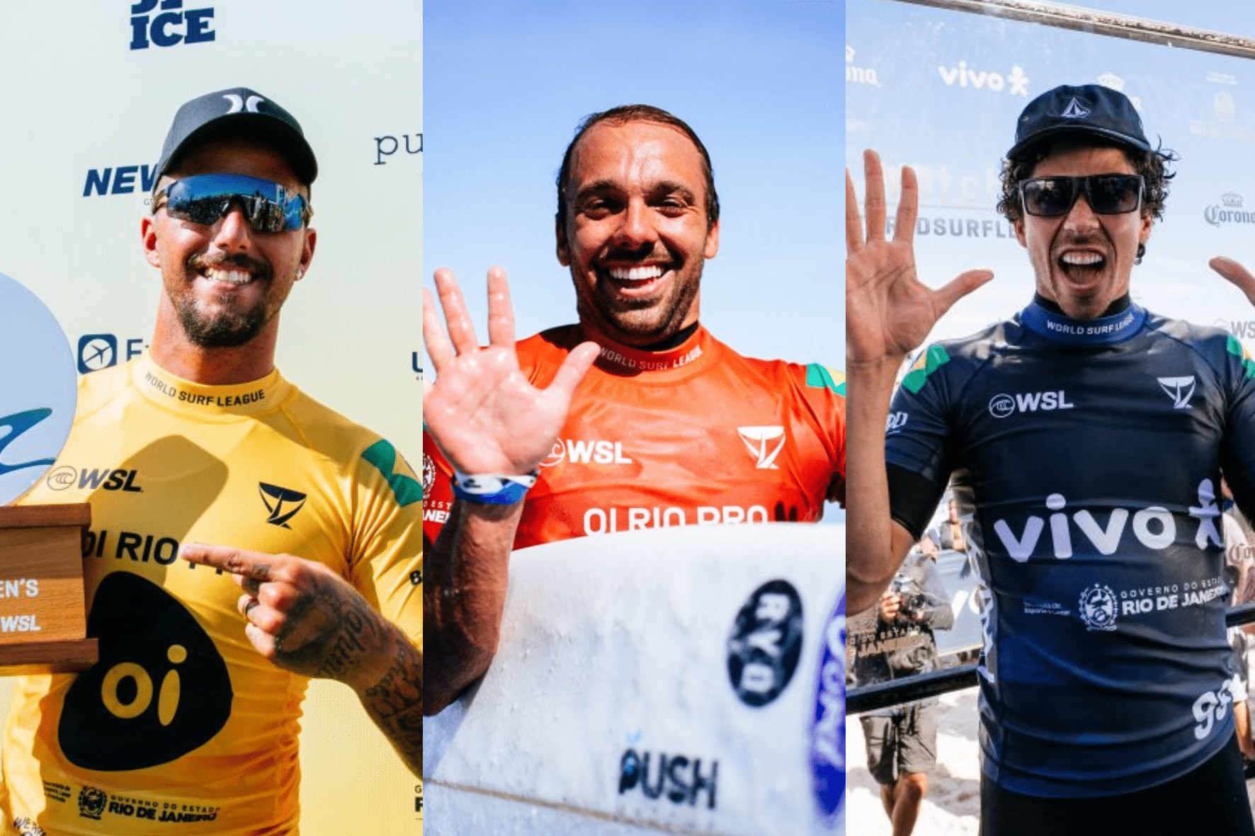 Brasileiros dominando! Veja todas as notas 10 da etapa de Saquarema da WSL