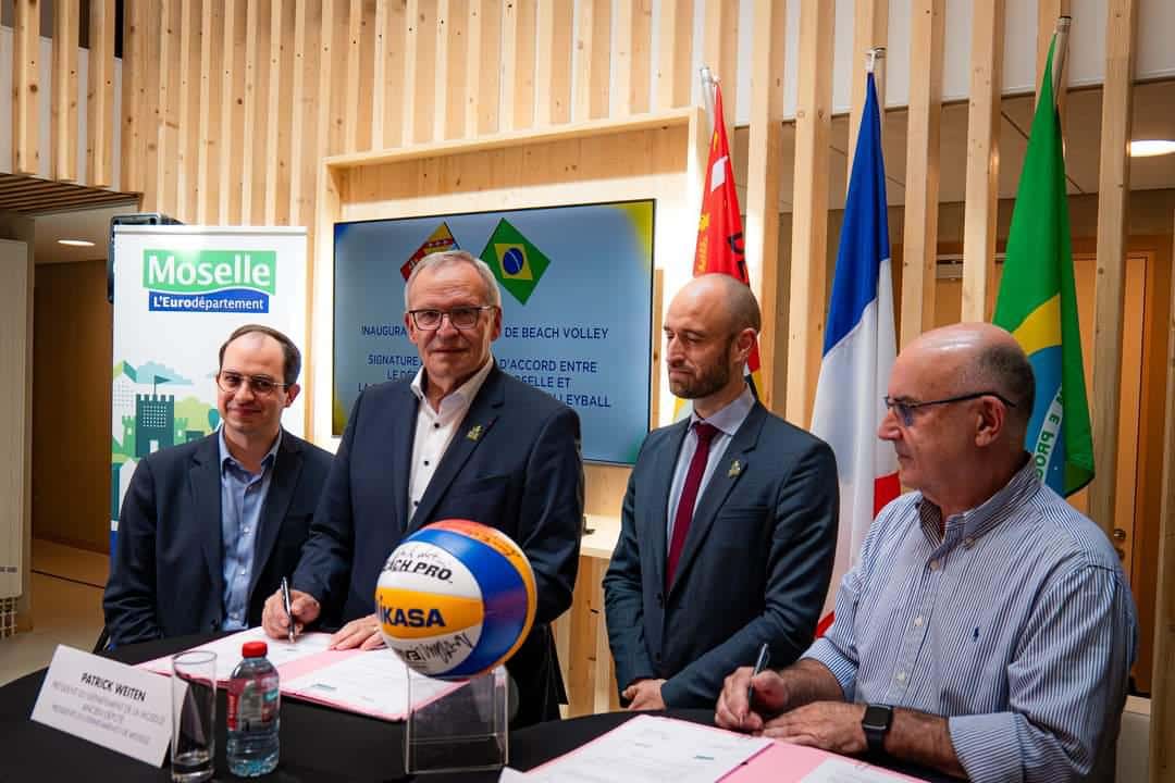 Vôlei brasileiro CT la Moselle Europa renovação