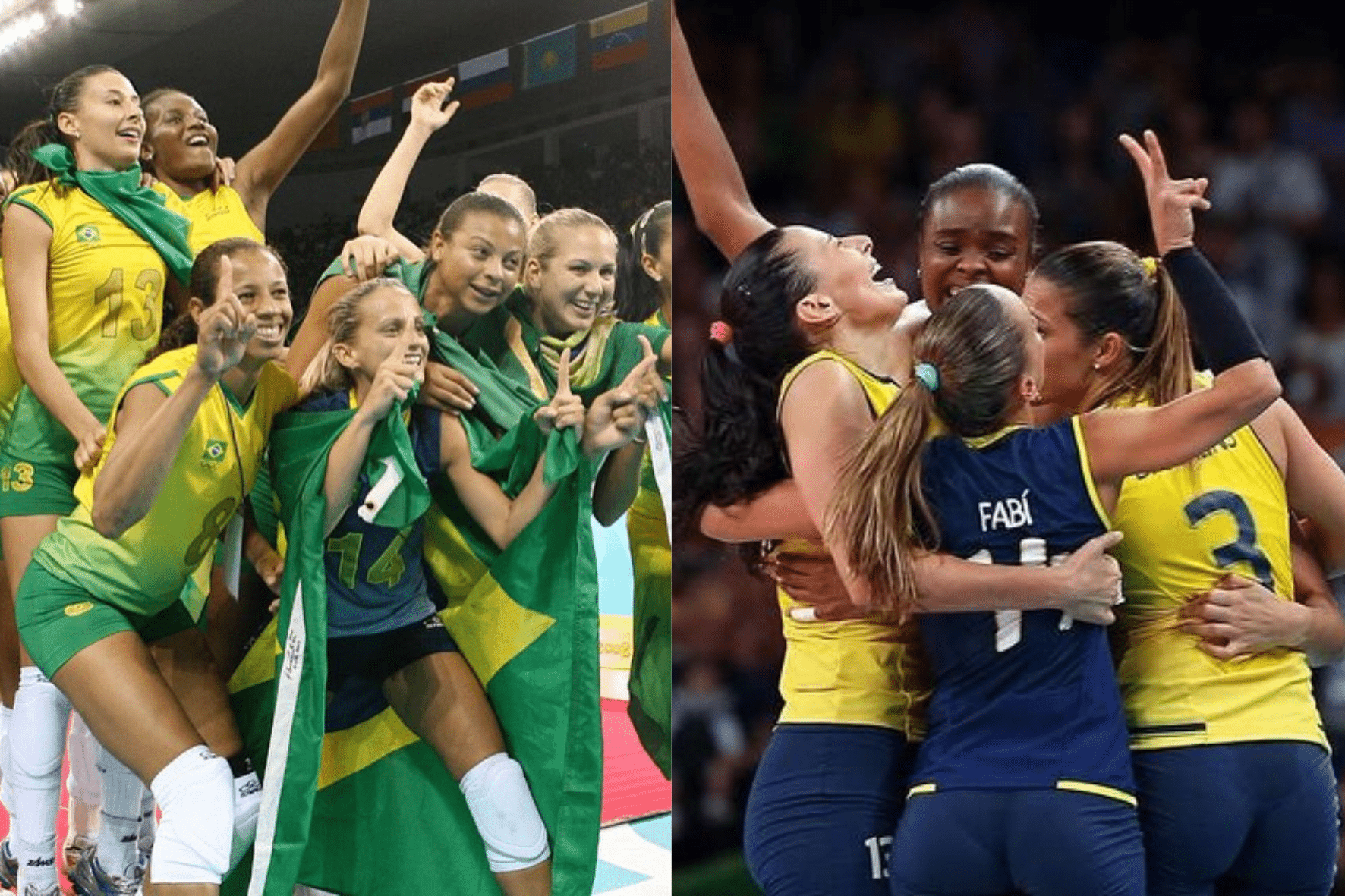 Seleção Brasileira de vôlei feminino 2008 x 2012 – Qual a melhor?